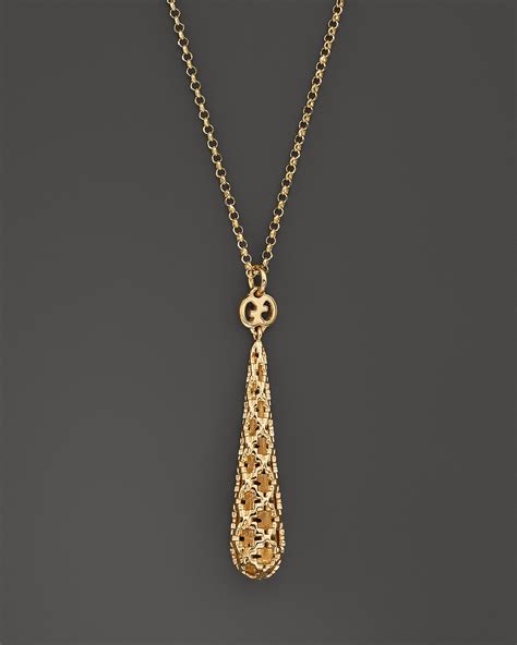 gucci 18ct yellow gold diamantissima necklace|gold Gucci necklace.